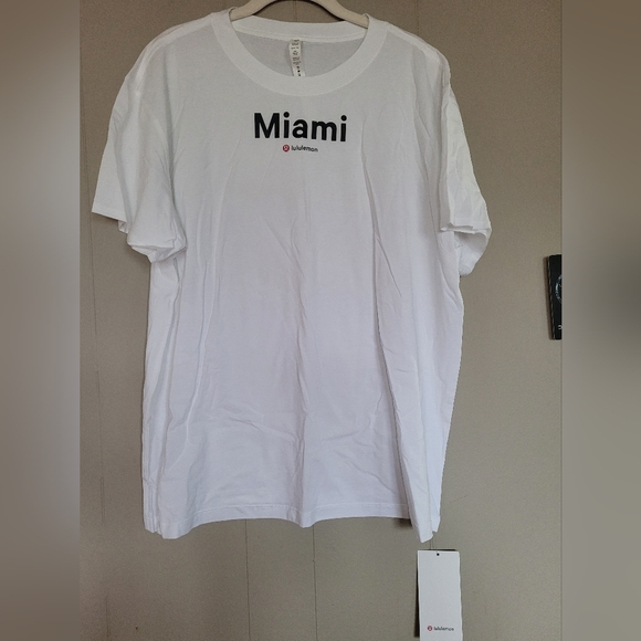 lululemon athletica Tops - Lululemon Athletica All Yours Cotton Tee *Miami size 6 & 12